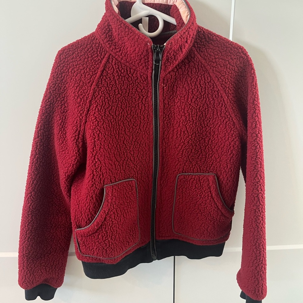 FP Movement by Free People Red Sherpa Jacket